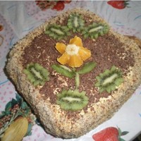 Шоколадный постный торт