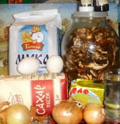 Вареники с грибами Вареники с грибами