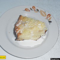 Творожная запеканка творог с бананом