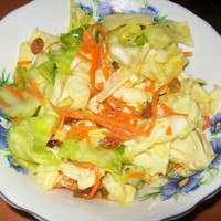 Салат капуста Провансаль морковь уксус и сахар