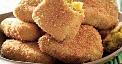 Рыбные котлеты из консервированного тунца с твердым сыром