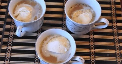 Кофе со сгущенкой и мороженым