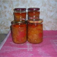Ленивое лечо с луком перцем и морковью