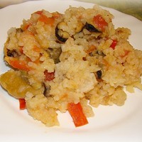 Мидии с рисом