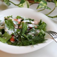 Морепродукты со сливками