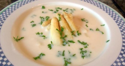 Вкусный и простой суп пюре из спаржи