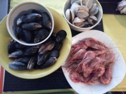 Паэлья с морепродуктами Паэлья с морепродуктами