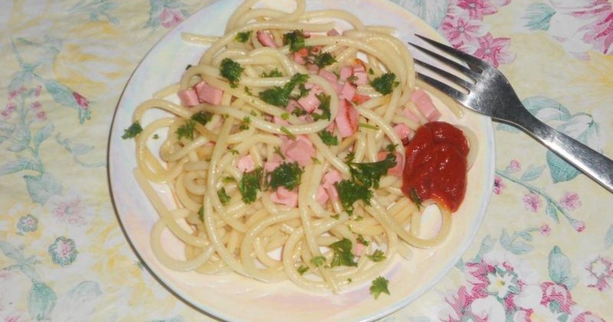 Макароны с вареной колбасой рецепты 5