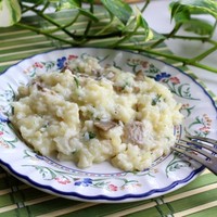 Классическое ризотто с курицей и грибами