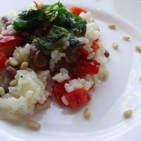 Постное ризотто с овощами