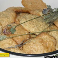 Постное печенье из овсяных хлопьев без яиц
