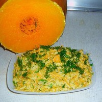 Салат из сырой тыквы на скорую руку