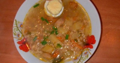 Крупник - суп с картошкой и пшеном