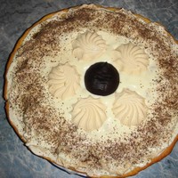 Торт из зефира на песочном корже