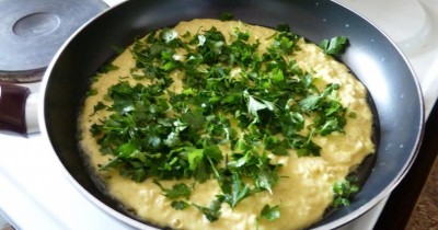 Хачапури ленивые с сыром и зеленью