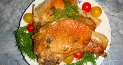 Свиная корейка на кости