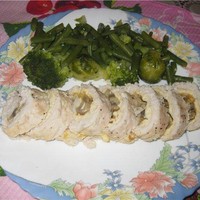 Куриный рулет в фольге