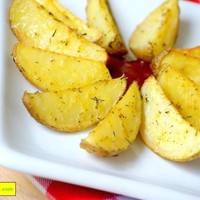 Картошка по селянски в духовке с чесноком