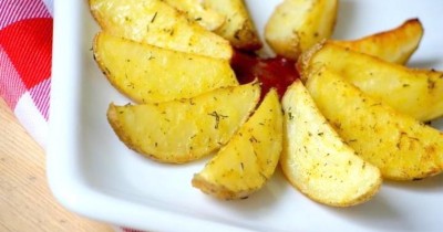 Картошка по селянски в духовке с чесноком