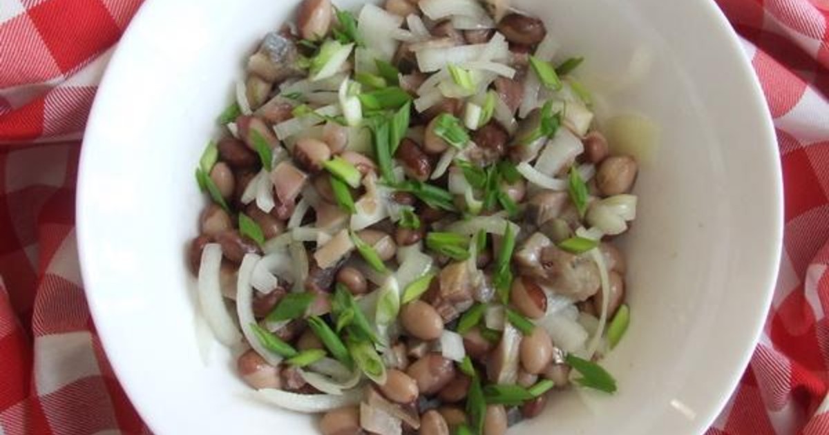Салат с селедкой и фасолью рецепты