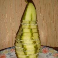 Закуска "Груши с голубым сыром"