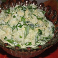 Салат огуречно-яичный