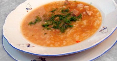 Суп из свинины и говядины  "Абхазский"