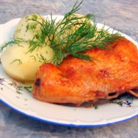 Курица в карамели