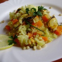 Плов с морепродуктами