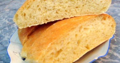 Итальянский хлеб чиабатта с кукурузной мукой
