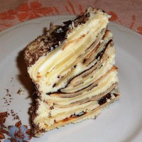 Торт Полено со сгущенкой