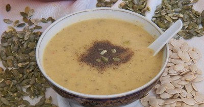 Постный суп из сельдерея и овощей