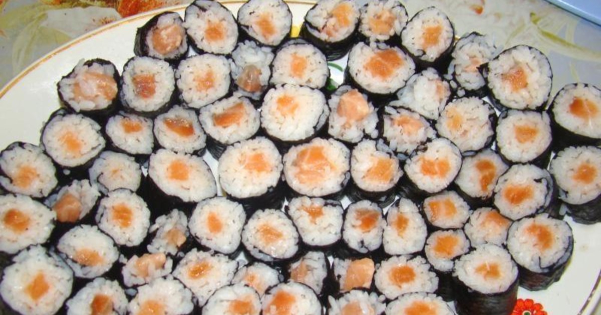 Роллы с грибами в домашних условиях рецепт