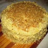 Вегетарианский торт Наполеон без яиц