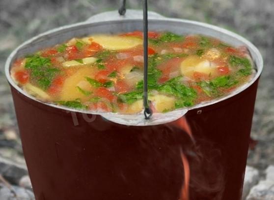 Рецепт супа на костре