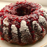 Простой кекс с изюмом в духовке на сметане