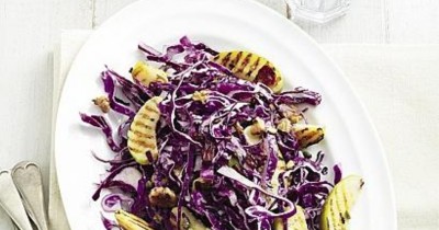Салат с капустой и грецкими орехами