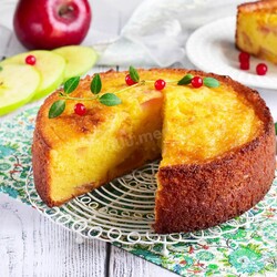 Манка с яблоками Манка с яблоками