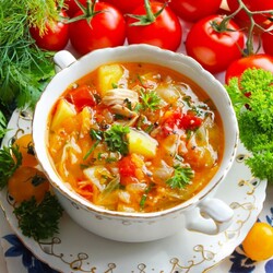 Щи с курицей Щи с курицей