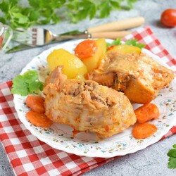 Кролик с картошкой Кролик с картошкой