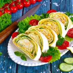 Лаваш с яйцом и сыром Лаваш с яйцом и сыром