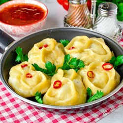 Манты с картошкой Манты с картошкой