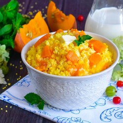 Пшенная каша с тыквой Пшенная каша с тыквой