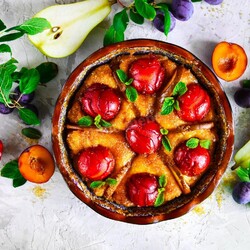 Пирог со сливами Пирог со сливами