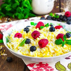 Рисовая каша на молоке Рисовая каша на молоке