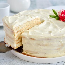 Сметанный торт с кремом Сметанный торт с кремом