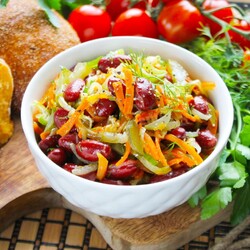 Фасоль с овощами Фасоль с овощами