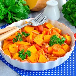 Лук и морковь в духовке Лук и морковь в духовке