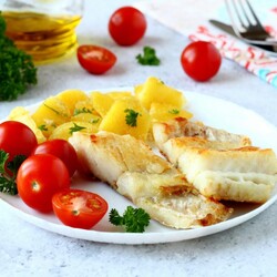 Треска на сковороде Треска на сковороде