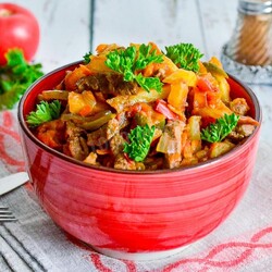 Говядина с овощами Говядина с овощами